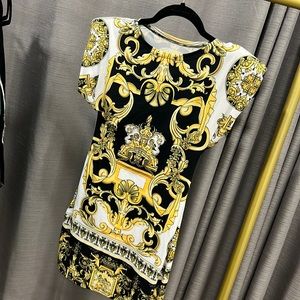 Mini dress- vintage Versace look a like
